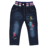 Girl's Denim Pant - Blue, Kids, Pants And Capri, Chase Value, Chase Value