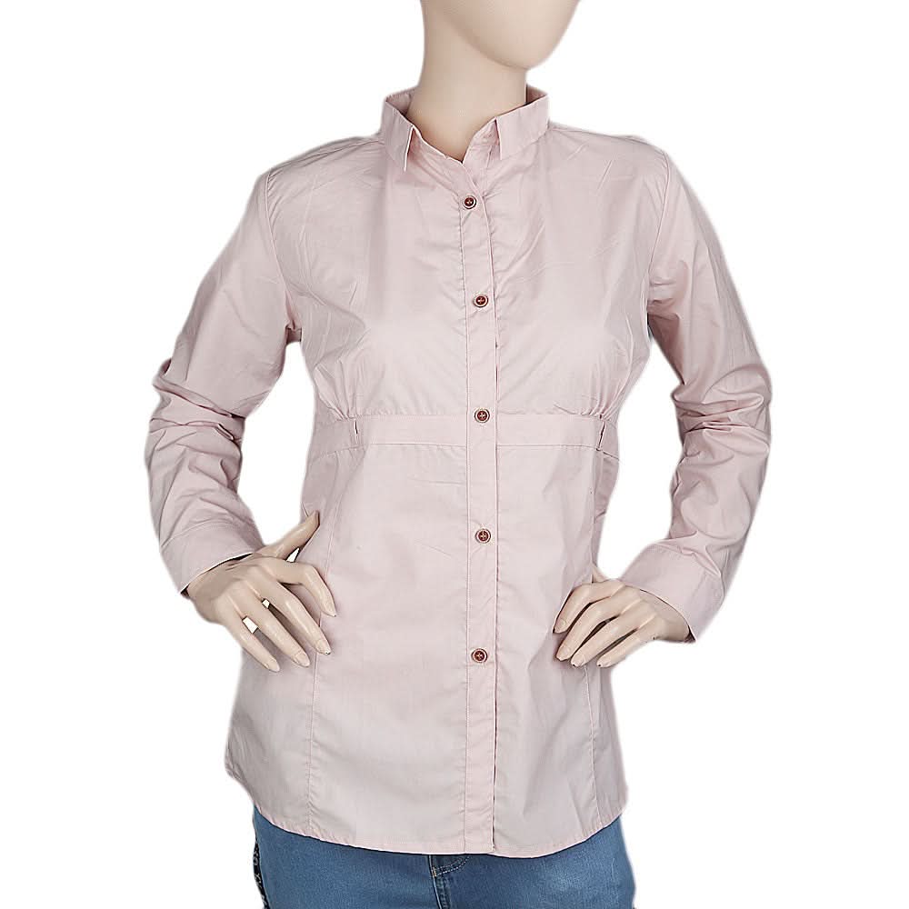 Women's Full Sleeves Casual Shirt - T Pink, Women, T-Shirts And Tops, Chase Value, Chase Value