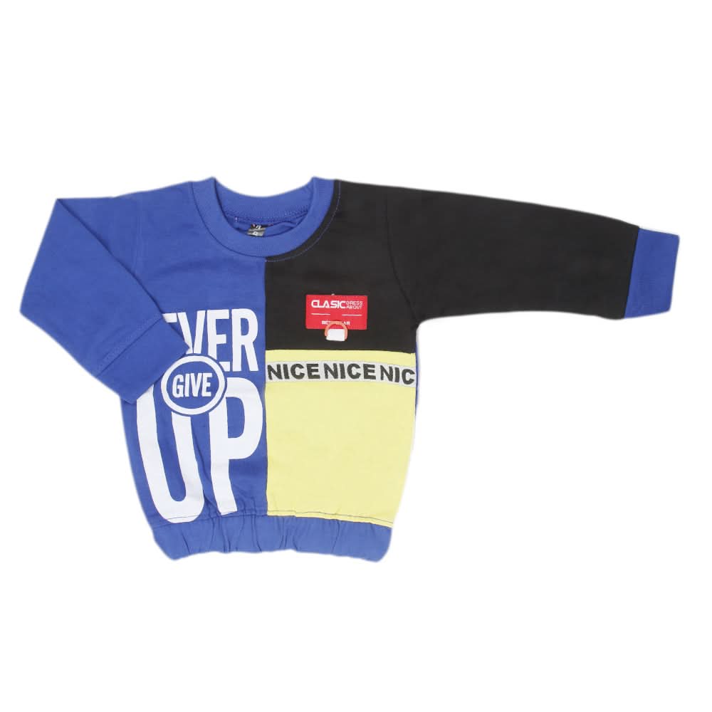 Boys Full Sleeves T-Shirt - Royal Blue, Kids, Boys T-Shirts, Chase Value, Chase Value