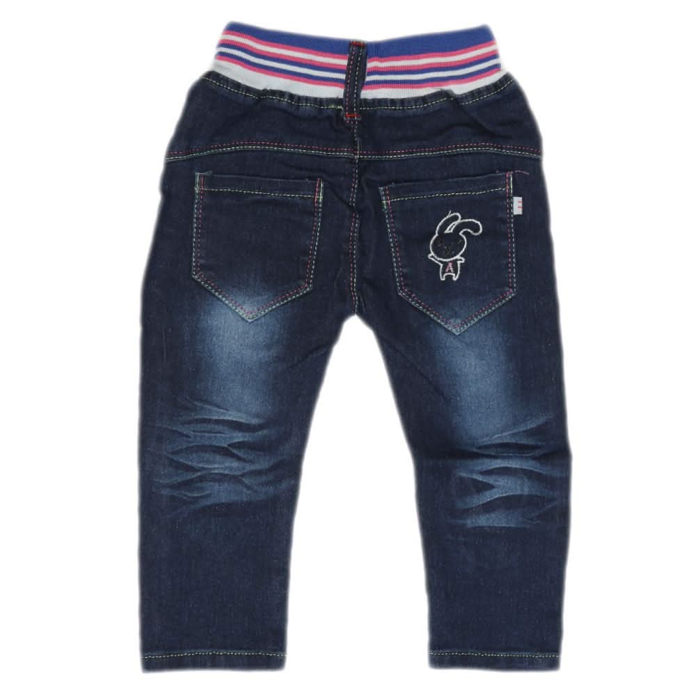 Girls Denim Pants - Blue, Kids, Pants And Capri, Chase Value, Chase Value