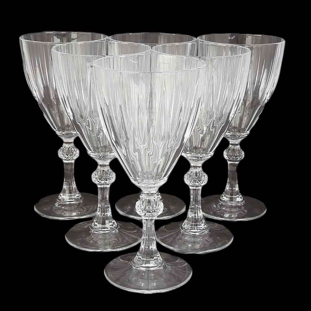 Diamond Stem  6 Pcs Glass Set, Home & Lifestyle, Glassware & Drinkware, Chase Value, Chase Value