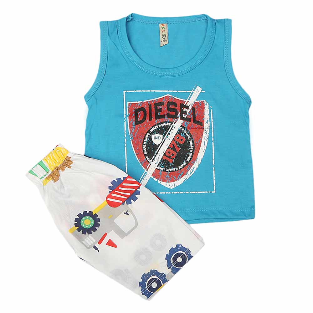 Boys Sando Suit - Blue, Kids, Boys Sets And Suits, Chase Value, Chase Value