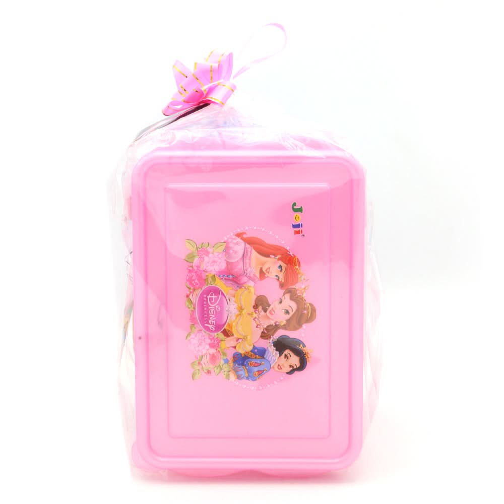 Water Bottle 600 ML with Lunch Box - Pink, Kids, Tiffin Boxes And Bottles, Chase Value, Chase Value
