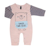 Newborn Boys Full Sleeves Romper - Pink, Kids, New Born Boys Rompers, Chase Value, Chase Value