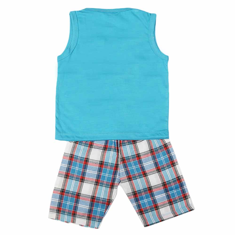 Boys Sando Suit - Blue, Kids, Boys Sets And Suits, Chase Value, Chase Value