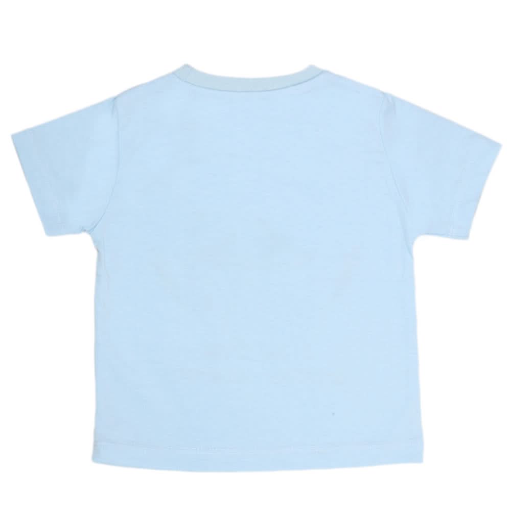 Boys Half Sleeves T-Shirt - Light Blue, Kids, Boys T-Shirts, Chase Value, Chase Value
