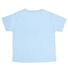Boys Half Sleeves T-Shirt - Light Blue, Kids, Boys T-Shirts, Chase Value, Chase Value
