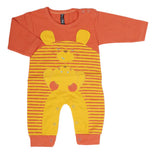 Newborn Boys Full Sleeves Romper - Peach, Kids, New Born Boys Rompers, Chase Value, Chase Value