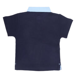 Eminent Boy's Half Sleeves Polo T-Shirt - Blue, Kids, Boys T-Shirts, Eminent, Chase Value