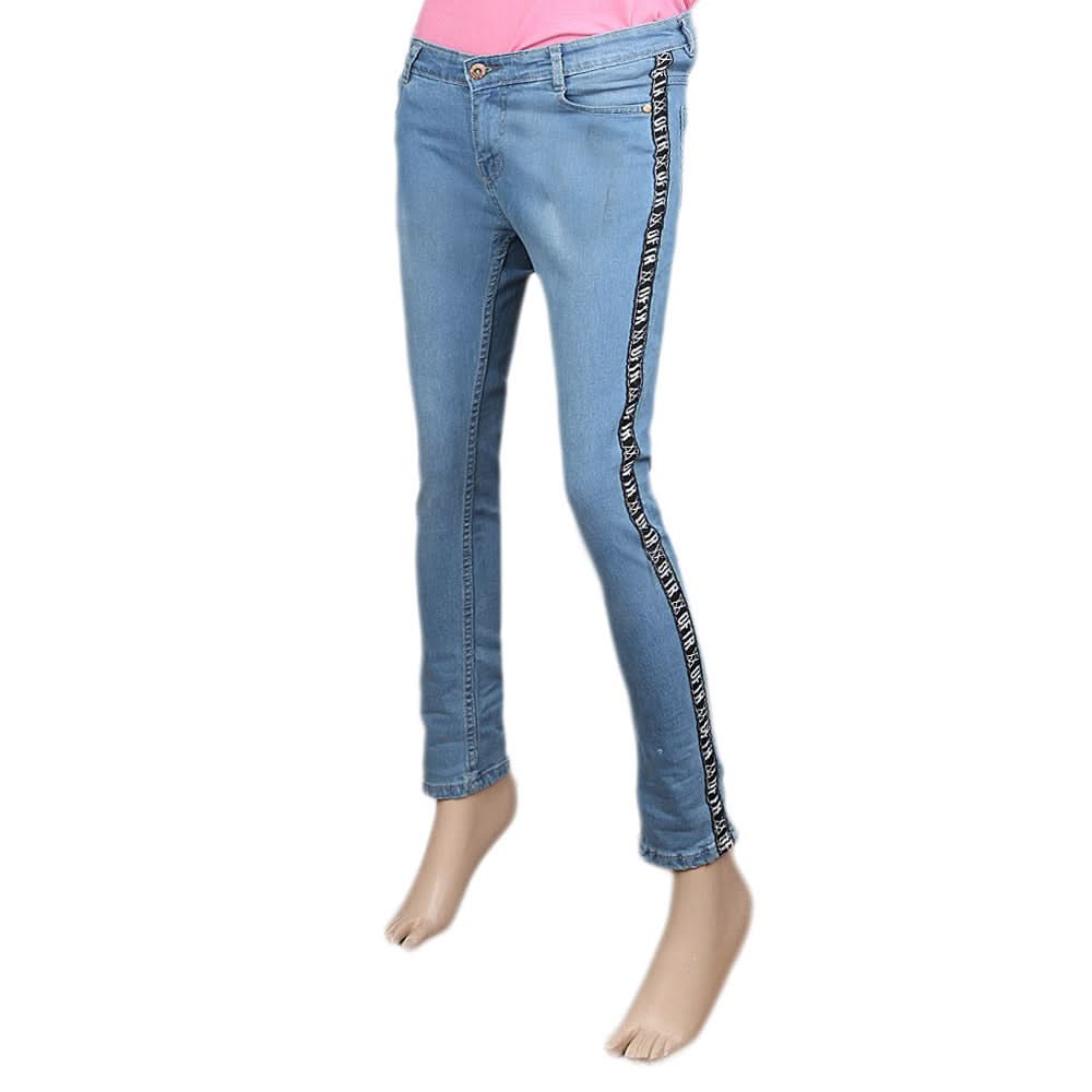 Women's Denim Pant - Light Blue, Women, Pants & Tights, Chase Value, Chase Value