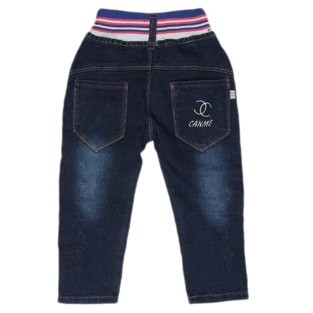 Girls Denim Pants - Blue, Kids, Pants And Capri, Chase Value, Chase Value