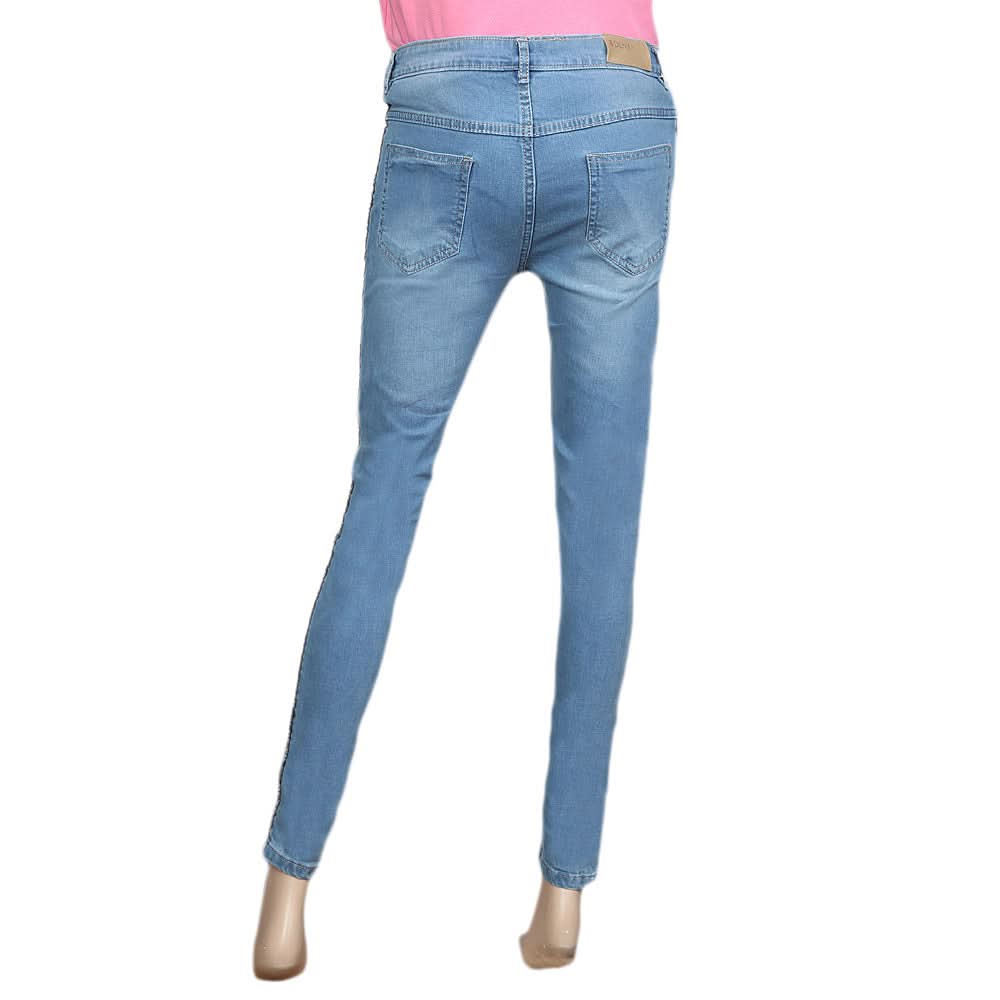 Women's Denim Pant - Light Blue, Women, Pants & Tights, Chase Value, Chase Value