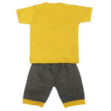 Boys Half Sleeves Suit 1305 - Mustard, Kids, Boys Sets And Suits, Chase Value, Chase Value