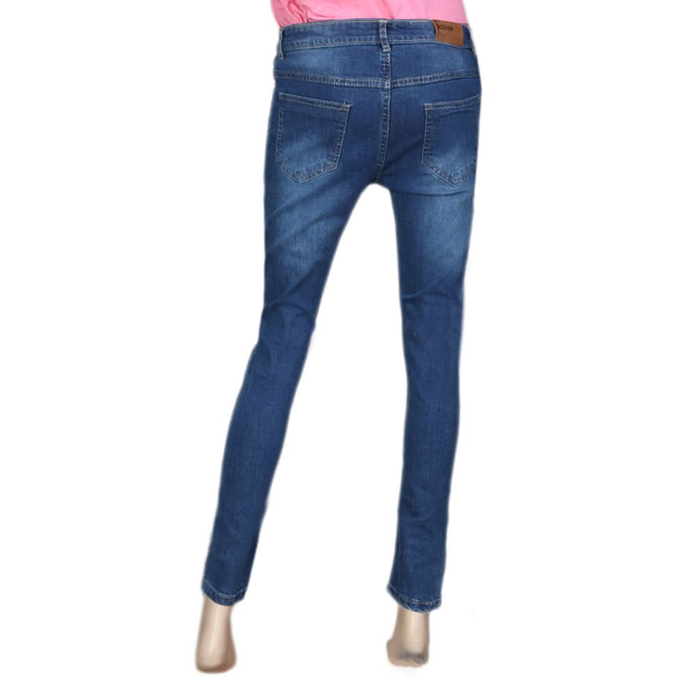 Women's Denim Pant - Blue, Women, Pants & Tights, Chase Value, Chase Value