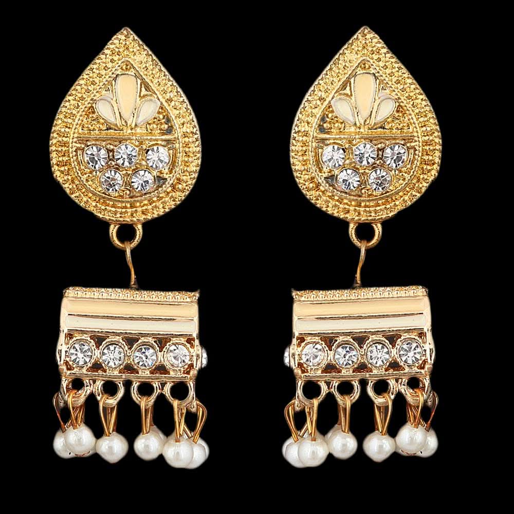 Women's Fancy Ear Jhumki - Golden, Women, Earrings & Tops, Chase Value, Chase Value