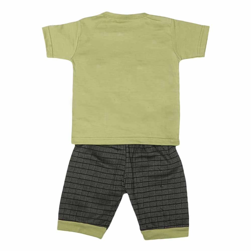 Boys Half Sleeves Suit 1305 - Green, Kids, Boys Sets And Suits, Chase Value, Chase Value