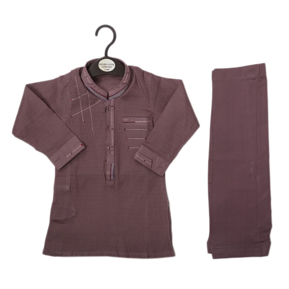 Boys Fancy Shalwar Suit - Light Purple, Kids, Boys Shalwar Kameez, Chase Value, Chase Value