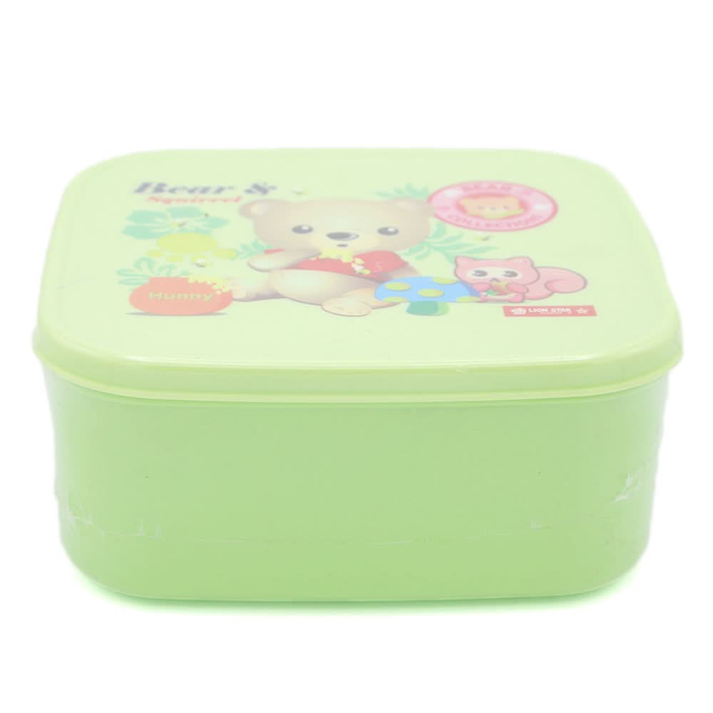 Listy Box (L) MC-33 - Green, Kids, Tiffin Boxes And Bottles, Chase Value, Chase Value