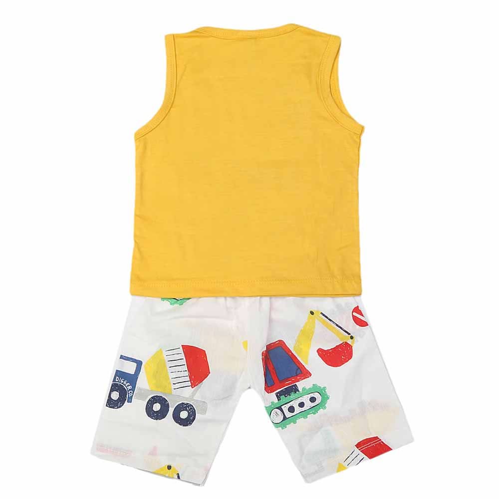 Boys Sando Suit - Yellow, Kids, Boys Sets And Suits, Chase Value, Chase Value