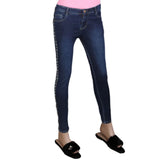 Women's Denim Pant - Dark Blue, Women, Pants & Tights, Chase Value, Chase Value