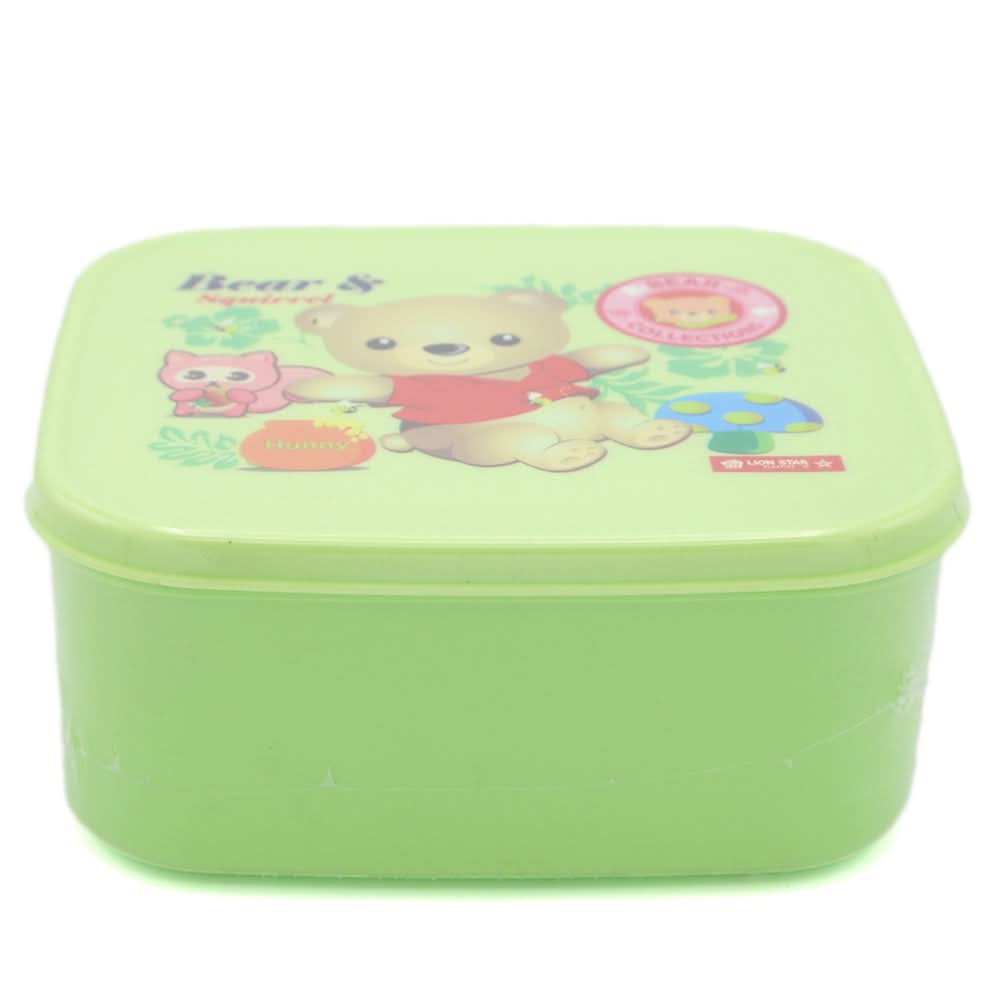 Listy Box (L) MC-33 - Green, Kids, Tiffin Boxes And Bottles, Chase Value, Chase Value
