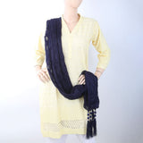 Women's Jacquard Paranda Dupatta - Navy Blue, Women, Dupatta, Chase Value, Chase Value