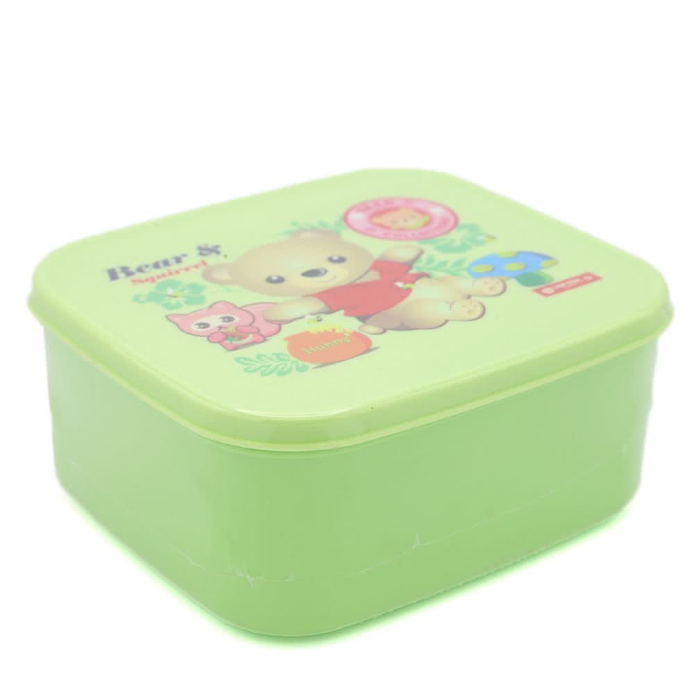 Listy Box (L) MC-33 - Green, Kids, Tiffin Boxes And Bottles, Chase Value, Chase Value