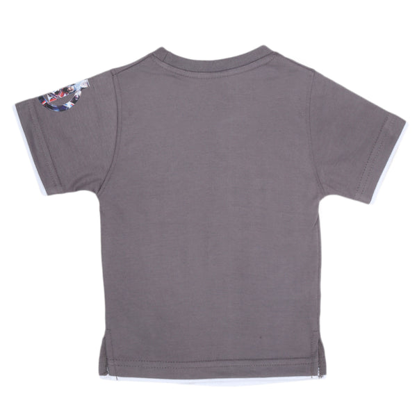 Boys Printed T-Shirt - Grey, Kids, Boys T-Shirts, Chase Value, Chase Value