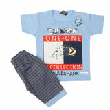Boys Half Sleeves Suit 1311 - Blue, Kids, Boys Sets And Suits, Chase Value, Chase Value