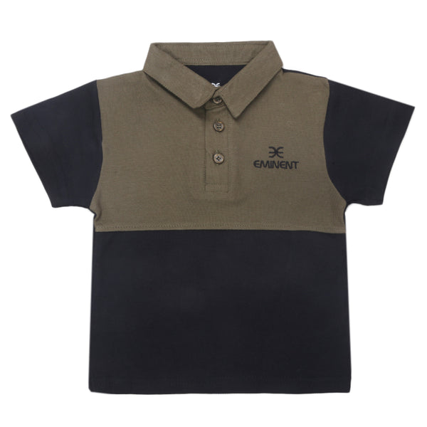 Eminent Boy's Half Sleeves Polo T-Shirt - Olive Green, Kids, Boys T-Shirts, Eminent, Chase Value