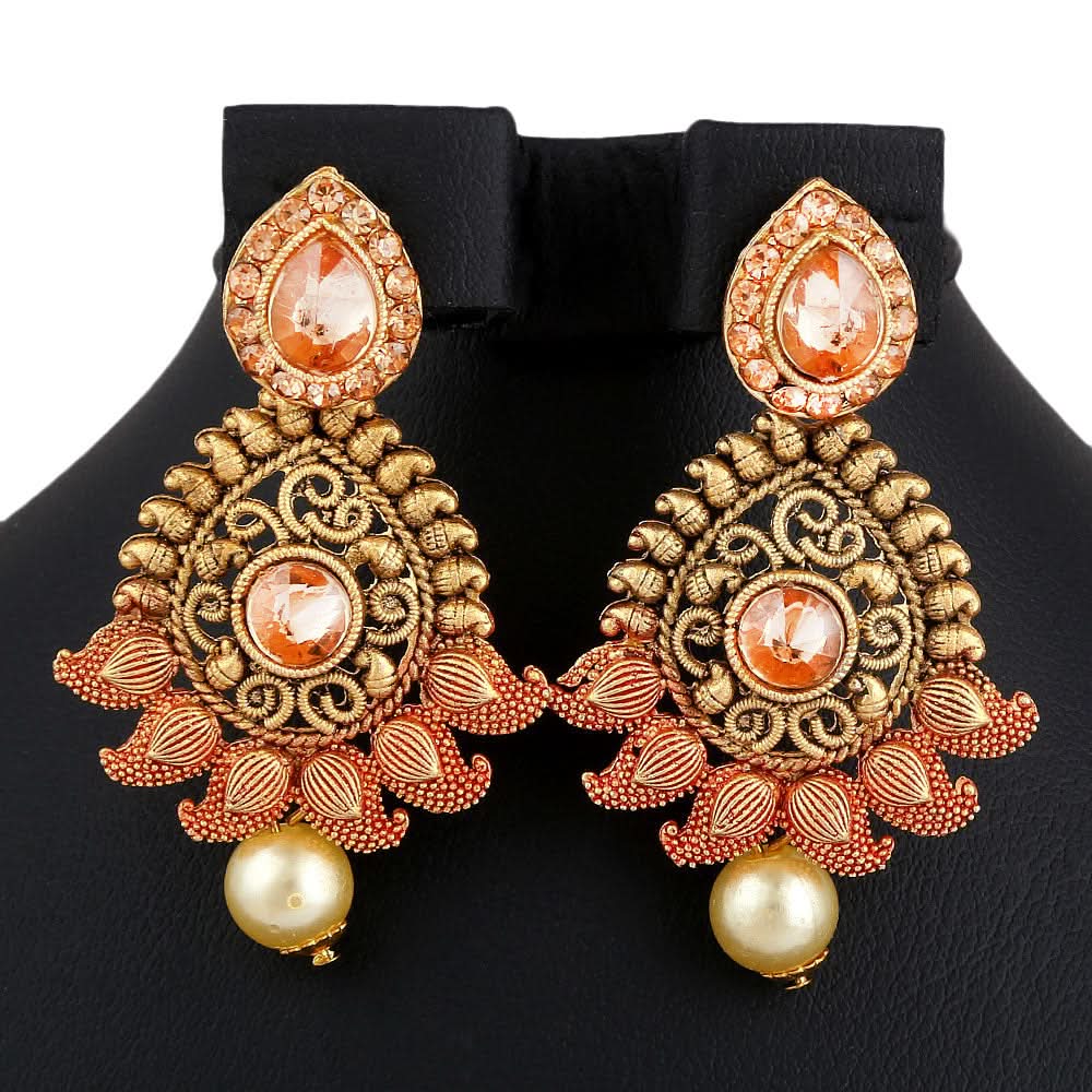 Women's Fancy Jewellery Set - Golden - test-store-for-chase-value