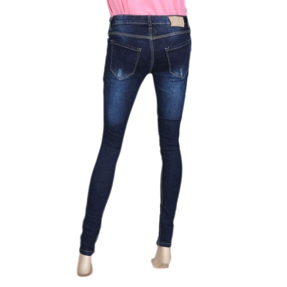 Women's Denim Pant - Dark Blue, Women, Pants & Tights, Chase Value, Chase Value