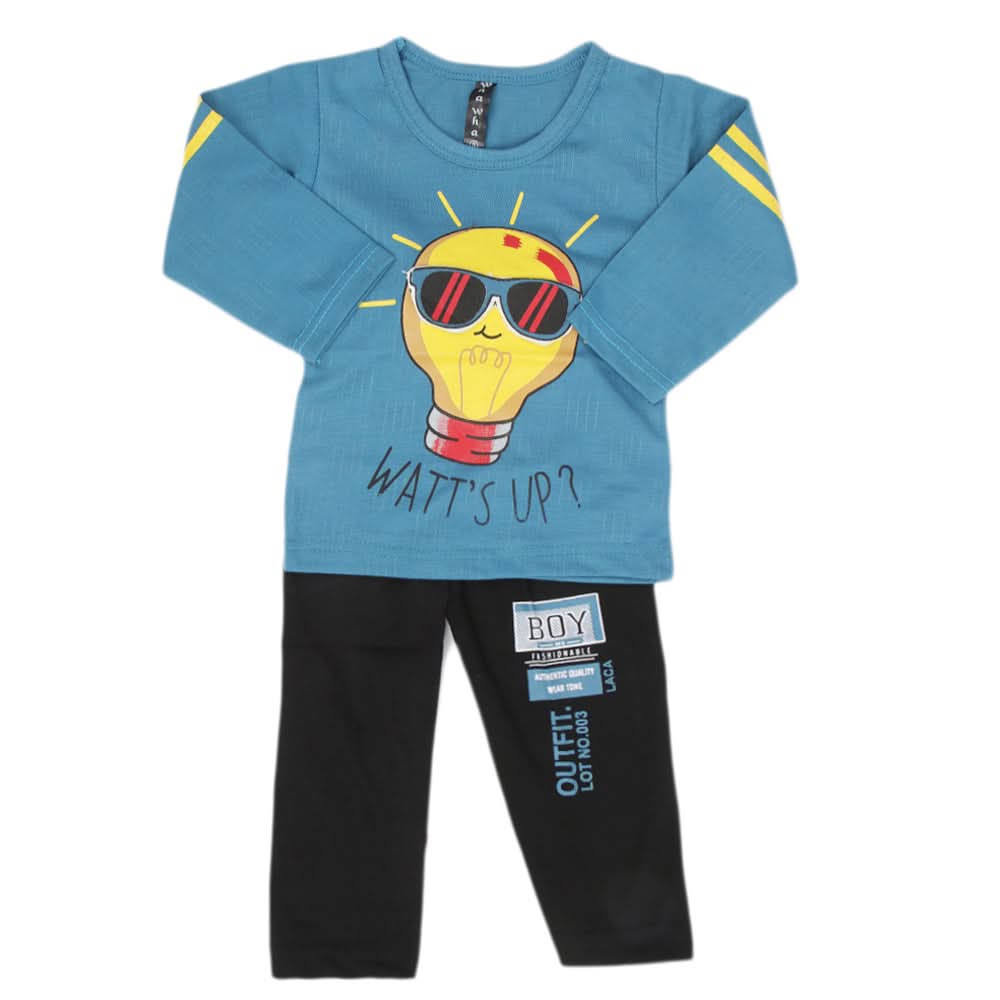 Boys Full Sleeves Suit - Sea Green, Kids, Boys Sets And Suits, Chase Value, Chase Value