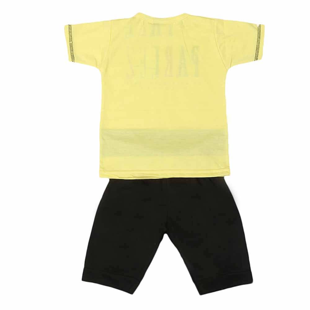 Boys Half Sleeves Suit - Yellow, Kids, Boys Sets And Suits, Chase Value, Chase Value