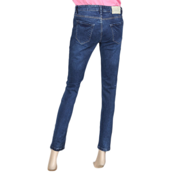 Women's Denim Pant - Dark Blue, Women, Pants & Tights, Chase Value, Chase Value