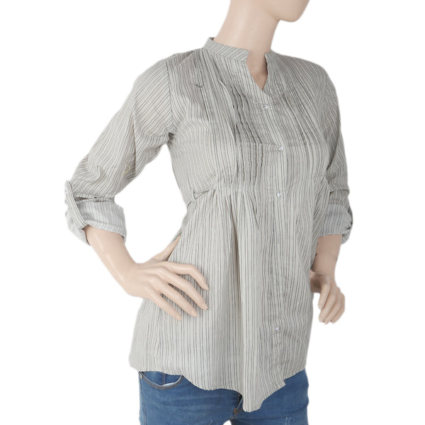 Women's Western Top With Front Pentax - Light Grey, Women, T-Shirts And Tops, Chase Value, Chase Value