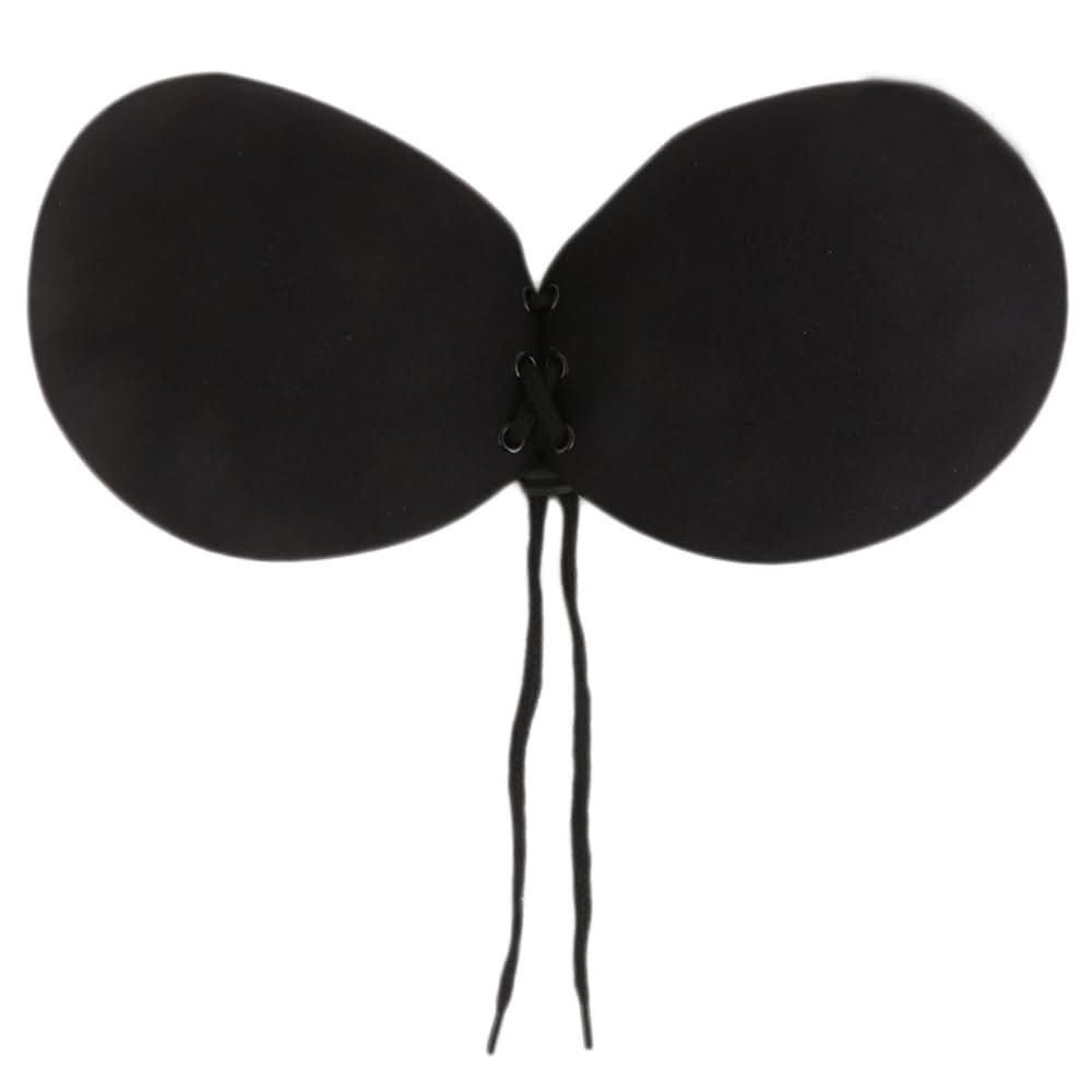 Silicone Lace Up Bra For Women - Black, Women, Bras, Chase Value, Chase Value