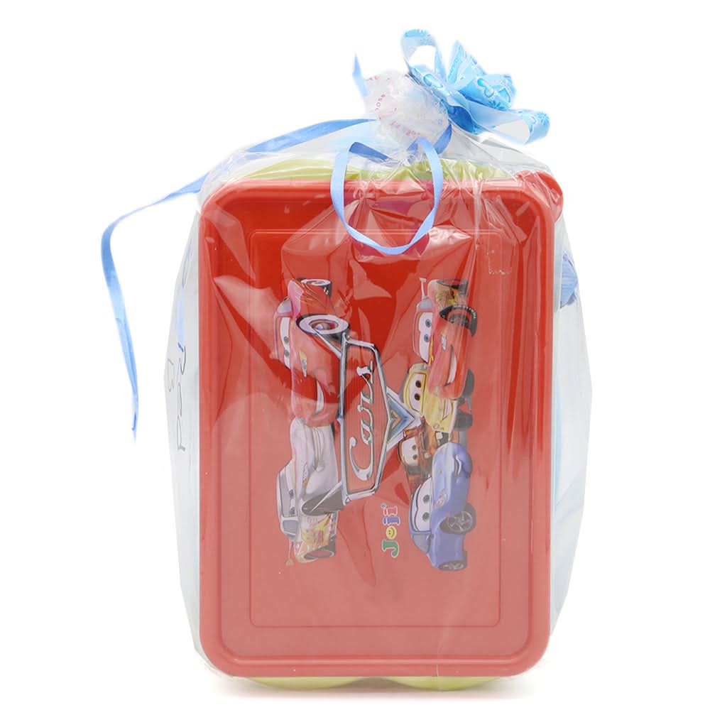 Water Bottle 600 ML with Lunch Box - Red, Kids, Tiffin Boxes And Bottles, Chase Value, Chase Value