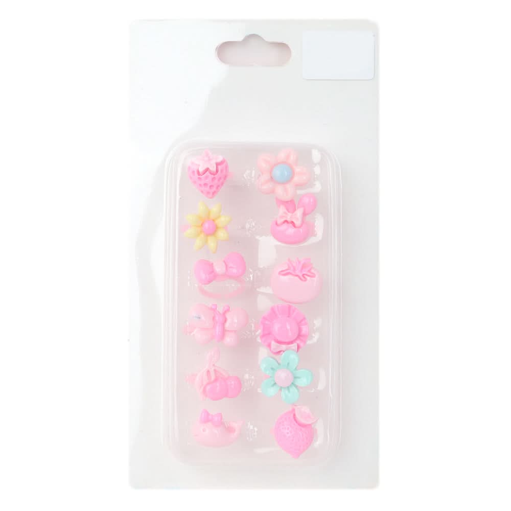 Girls Ring Card - Multi, Kids, Finger Rings, Chase Value, Chase Value