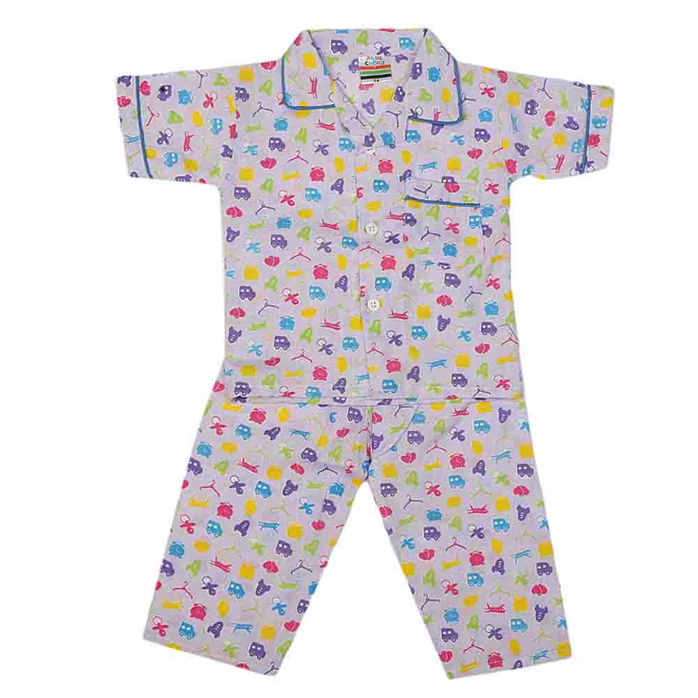 Boys Night Suit - Purple, Kids, Boys Sets And Suits, Chase Value, Chase Value