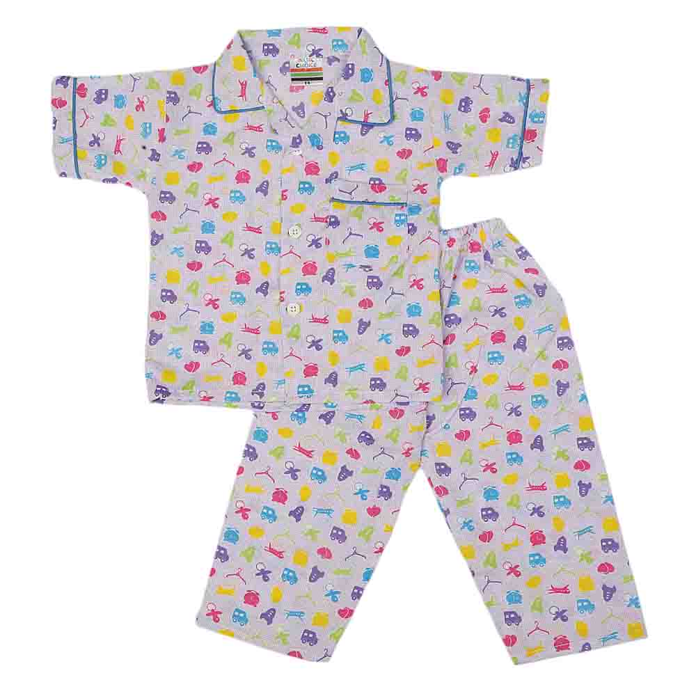 Boys Night Suit - Purple, Kids, Boys Sets And Suits, Chase Value, Chase Value