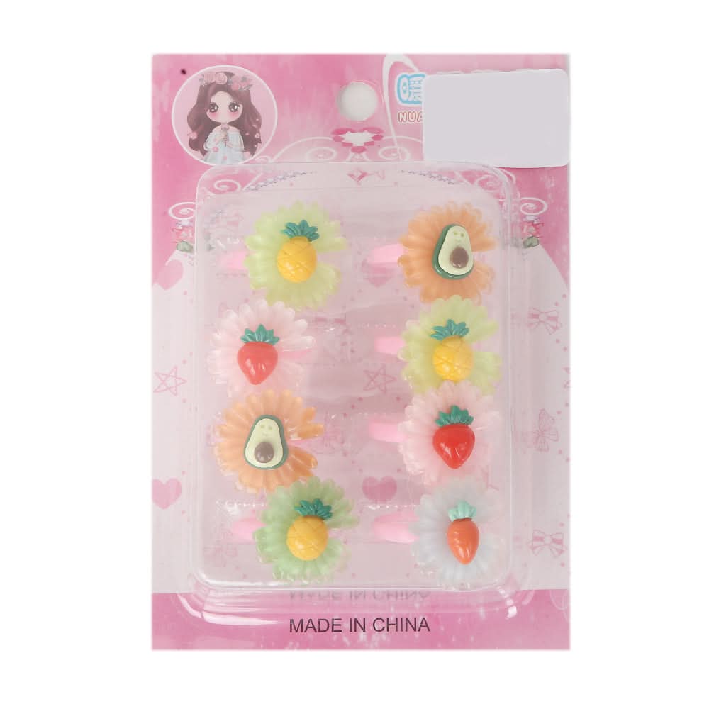 Girls Ring Card - Multi, Kids, Finger Rings, Chase Value, Chase Value
