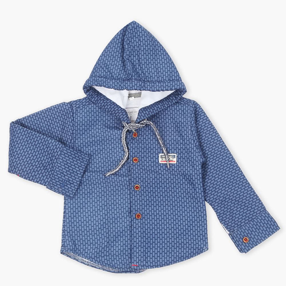 Boys Full Sleeves Shirt - Steel Blue, Boys Shirts, Chase Value, Chase Value