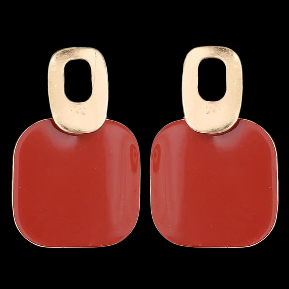 Women's Ear Tops - Rust, Women, Earrings & Tops, Chase Value, Chase Value