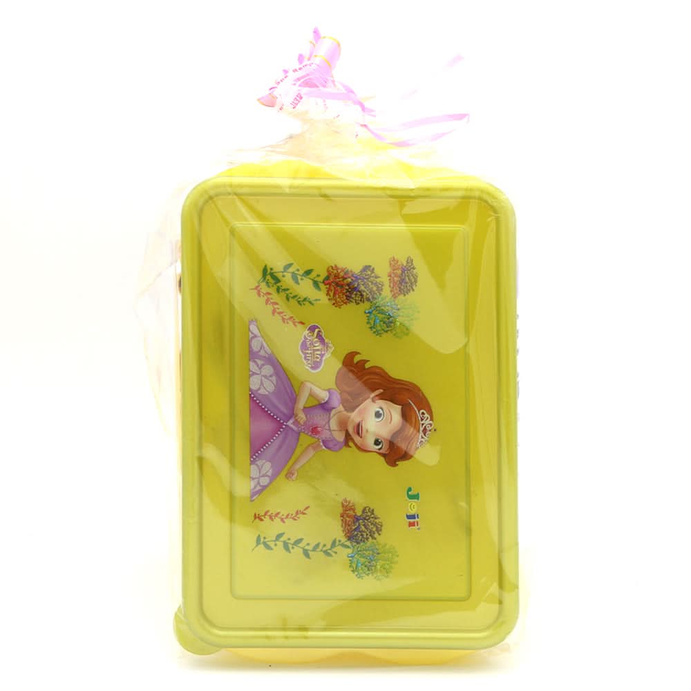 Water Bottle 600 ML with Lunch Box - Green, Kids, Tiffin Boxes And Bottles, Chase Value, Chase Value