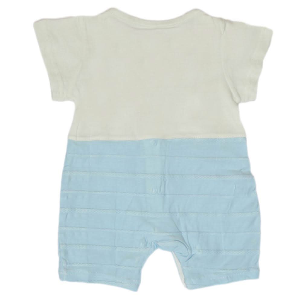 Newborn Unisex Romper - Sky Blue, Kids, NB Girls Rompers, Chase Value, Chase Value