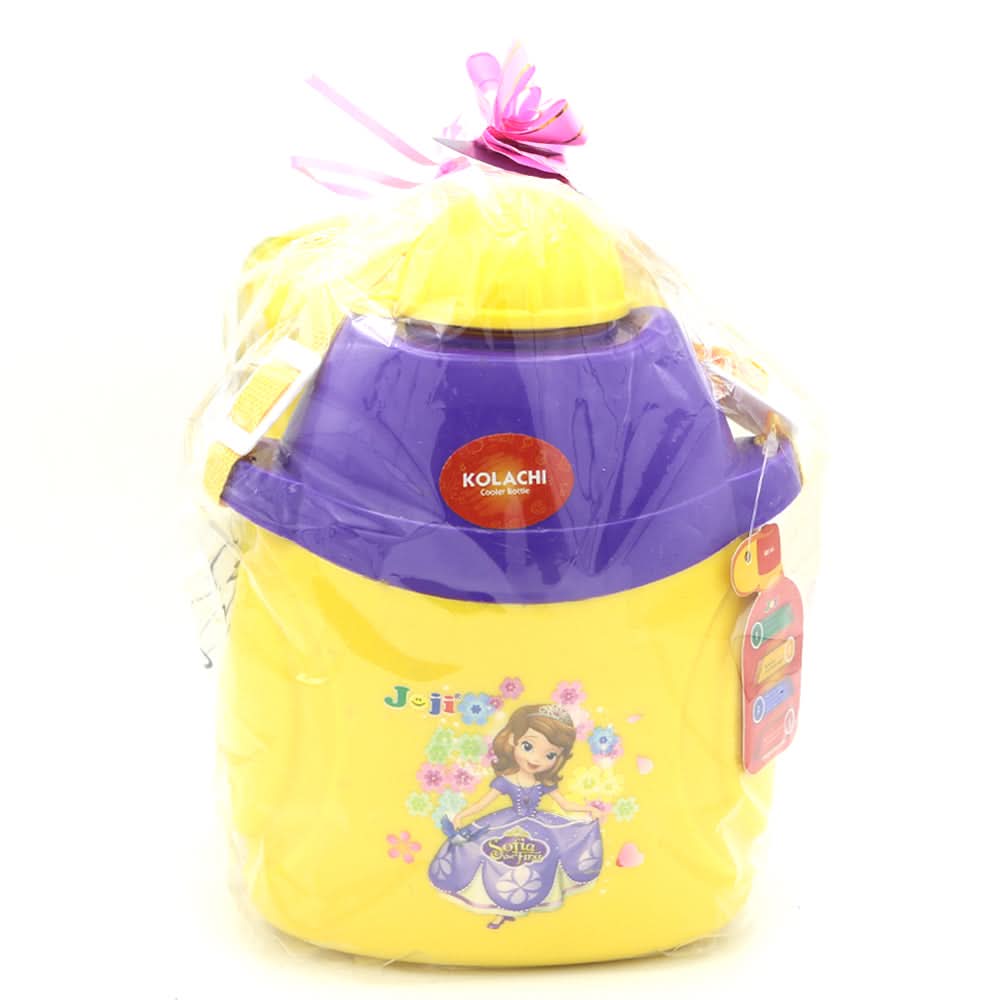 Water Bottle 600 ML with Lunch Box - Green, Kids, Tiffin Boxes And Bottles, Chase Value, Chase Value