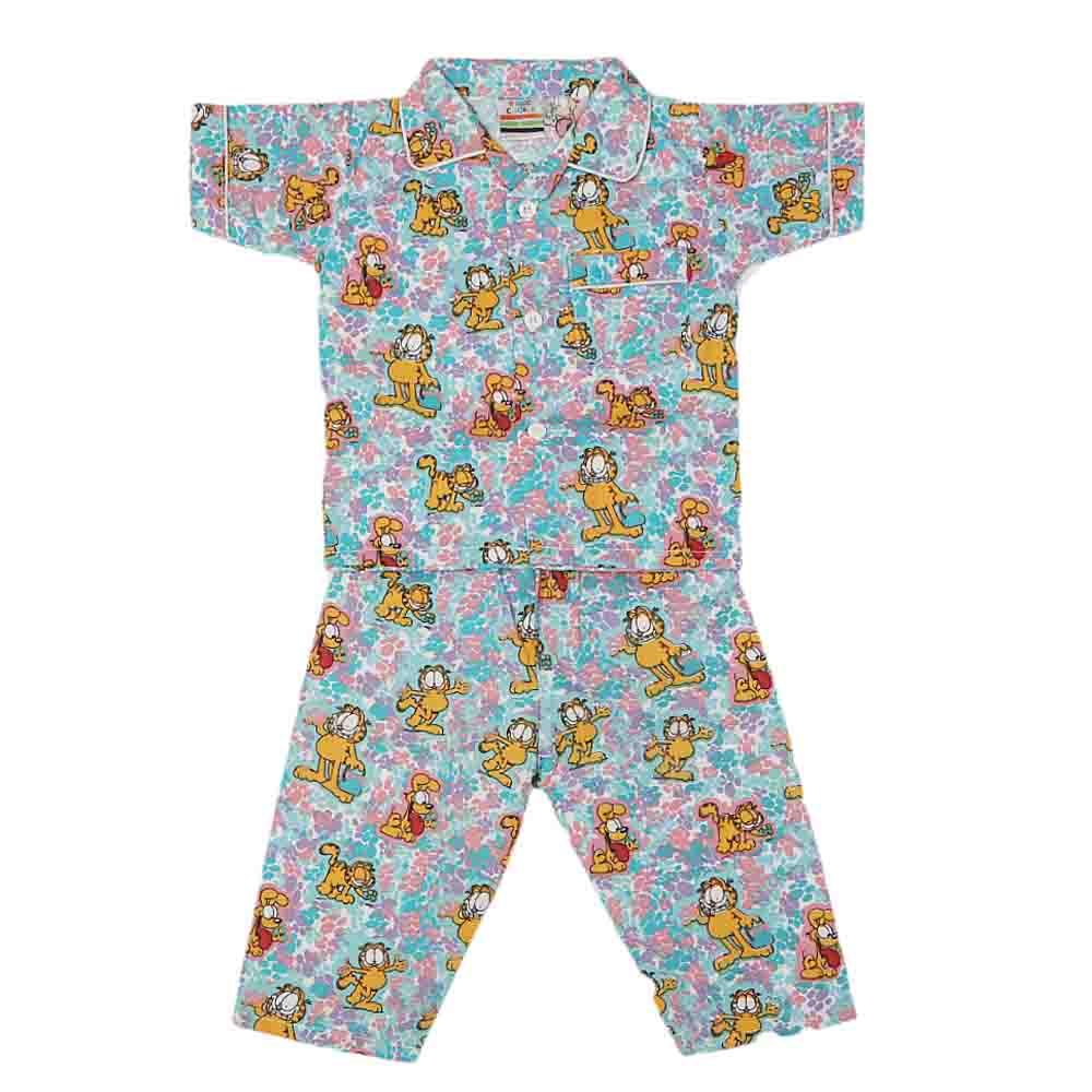 Boys Night Suit - Cyan, Kids, Boys Sets And Suits, Chase Value, Chase Value