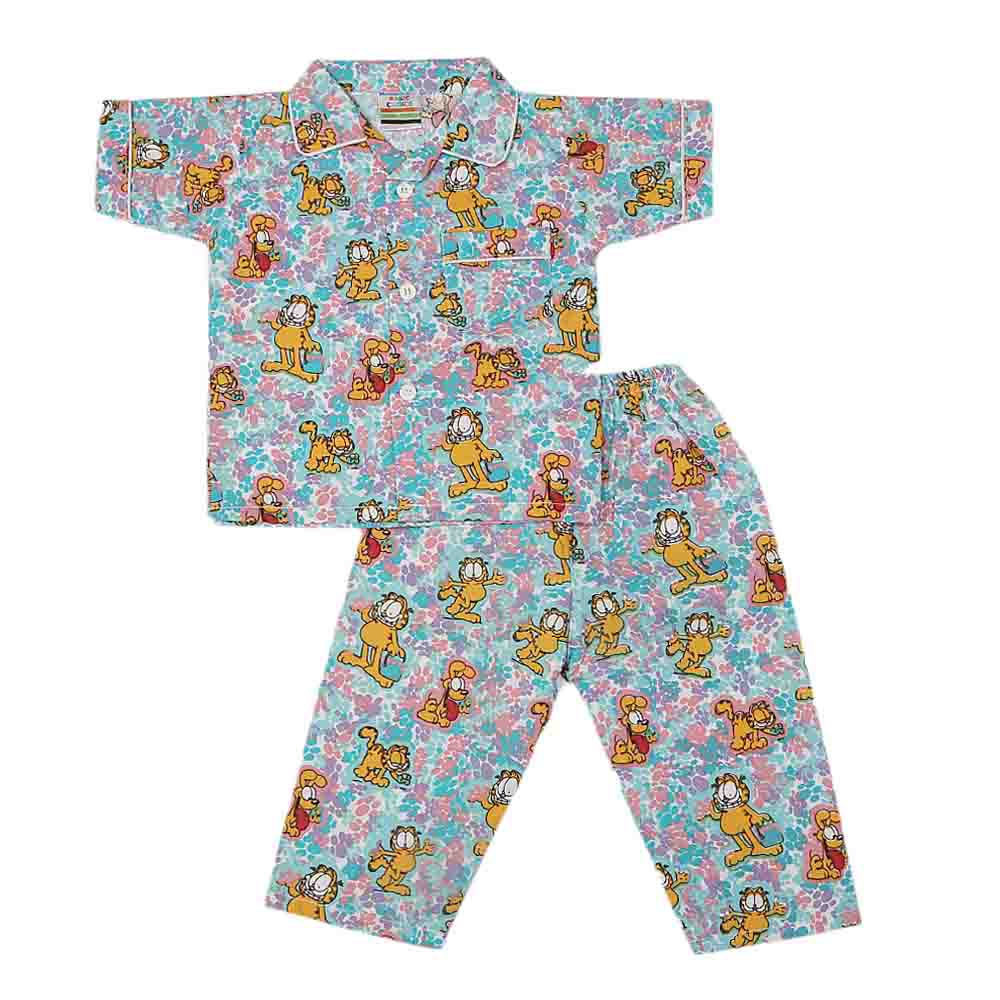 Boys Night Suit - Cyan, Kids, Boys Sets And Suits, Chase Value, Chase Value