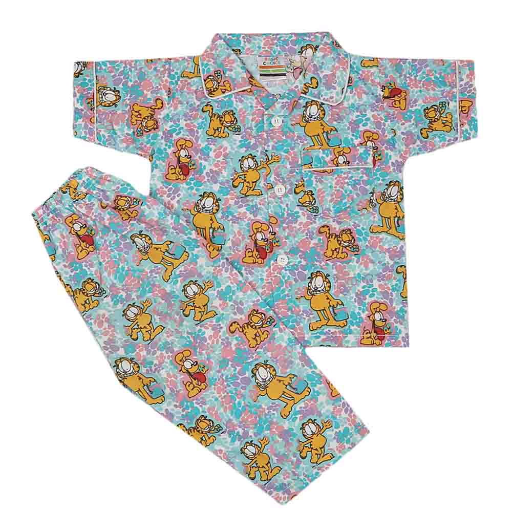 Boys Night Suit - Cyan, Kids, Boys Sets And Suits, Chase Value, Chase Value